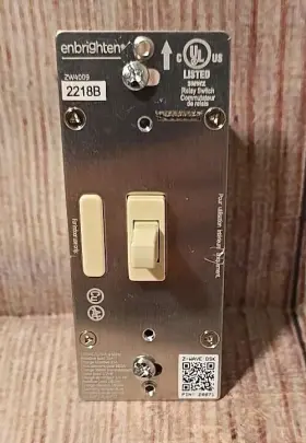 58436 Jasco Products Company Enbrighten Z-wave Plus V2 In-wall Smart Toggle Switch 700 Series No Faceplate #2