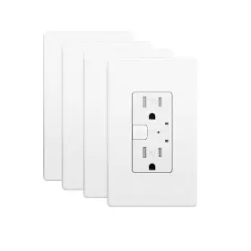 Junlit Ysw102 Smart Wall Outlet Tamper Resistant Compatible With Alexa And Go