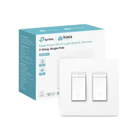 Hs220-2 Kasa Smart Dimmer Switch 2-gang Single Pole Needs Neutral... Fast Ship