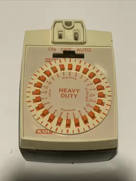 Kmc 031323120786 Automatic 24 Hour Timer Heavy Duty Kmart Lamps Appliances On Off Vintage