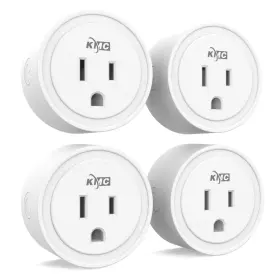 Kmc 30153 Smart Plug Mini 4-pack Wi-fi Outlets For Home Remote Control Ligh