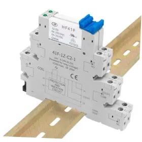 5v2silmre23925 Lctc Pcs 1v Relay Din Rail Silm Dc Hf41f/1-zs 5 Pin 1no 1nc 6a Spdt 12vdc/vac 2