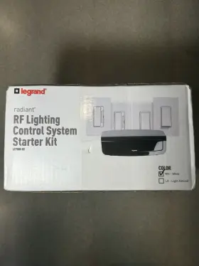 Lc7500-wh-w Legrand 804428432210 Onq Radiant Rf Lighting Control System Starter Kit Lc7500-wh-w/ Lc7001
