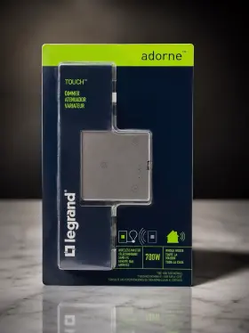 Legrand Adth700rmtum1 Adorne Touch Wi-fi Ready Master Tru-universal Dimmer Magnesium