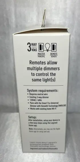 Hkrl60 Legrand Smart Remote Dimmer Sealed Nib #2