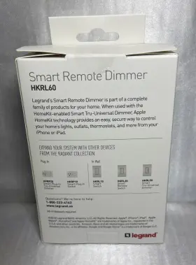 Hkrl60 Legrand Smart Remote Dimmer Sealed Nib #3
