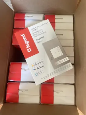 Wnal50w1 Legrand Adorne Smart Dimmers In White- Box Of 10 #wnal50w1