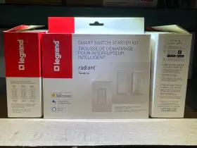 Legrand Wnrh10kitwh Radiant Netatmo Smart Switch Starter Kit
