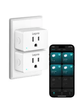 Lepro 810168790664 P1 Smart Plug Mini 15a Home Wi-fi Outlet Compati... Fast Ship
