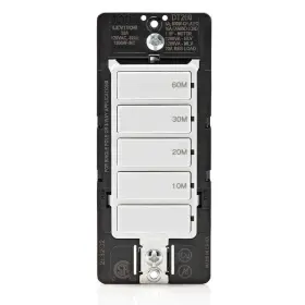 002-dt260-1lw Leviton Decora 20 Amp 60-minute Indoor In-wall Countdown Timer Switch White