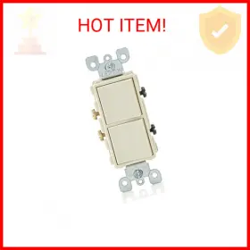 5634-i Leviton 078477275184 15 Amp 120/277 Volt Decora Single-pole Ac Combination Switch