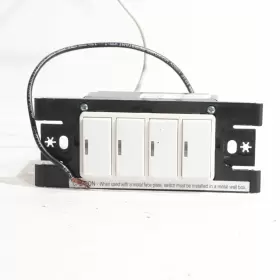 Leviton 078477959329 Drkdn-uxw Greenmax Drc Room Controler 4 Button Keypad White