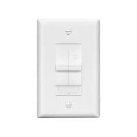 Lider 883951846763 Combination Dual Dimmer Light Switch Control 2 Sliding Light... Fast Ship