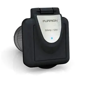 F52ins-bs Lippert Components 385702 50a 125/250v Power Inlet - Black