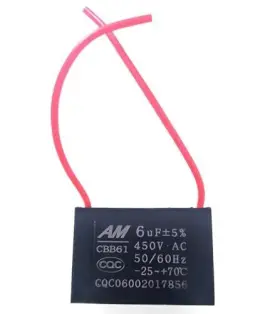 Cbb61 Lonesa Ceiling Fan Capacitor Electrical Power Relay Connecting - 6uf