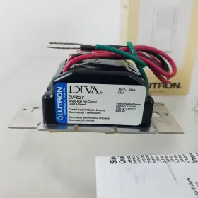 Lutron 027557691796 Diva Dvfsq-f-iv 1.5 A Single Pole 3 Way Fan Control Quiet Speed Ivory #2