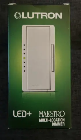 Macl-153m-sw Lutron Maestro Dimmer Switch Macl-153m-sw Lutron Maestro Dimmer Switch