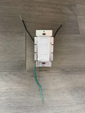 Pd-6wcl Lutron Caseta Wireless Dimmer Switch White