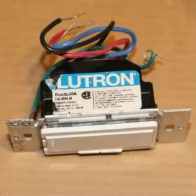 Ra-600lm-la Lutron One Radiora Light Almond Switch Radio Ra Wt#75 #3
