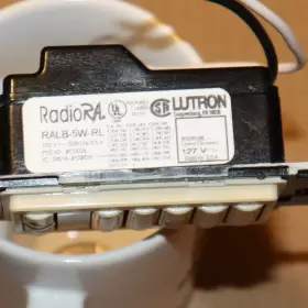 Ralb-5w-rl-iv Lutron One Radiora Ivory Raise Lower Switch Radio Ra #wt 56 #2