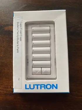 Rkd-w6brl-wh-e Lutron Rkd-w6brl-wh Homeworks Qs New In Box