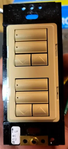 Rrd-w2rld-iv Lutron Radio Ra2 Radiora Ra 4 Button Keypad - Ivory Free Shipping #3
