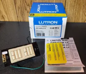 Rrd-w2rld-iv Lutron Radio Ra2 Radiora Ra 4 Button Keypad - Ivory Free Shipping