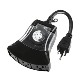 Tu-25 M Ega Megacube Outdoor Timer Outlet Waterproof 24 Hour Mechanical For Home And