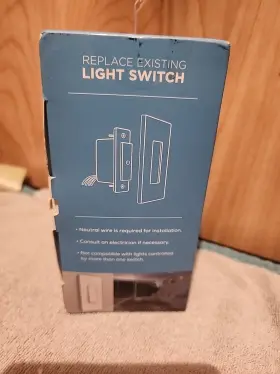 Merkury 844702079656 Innovations Smart Wi-fi Light Switch - Control By App Touch And Voice #2