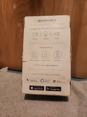 Merkury 844702079656 Innovations Smart Wi-fi Light Switch - Control By App Touch And Voice #3