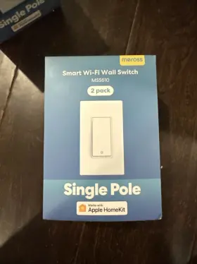 Mss550 Meross Smart Wi-fi Single Pole Switch 2 Pack New -alexa Homekit Google