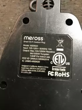 Mss620 Meross Smart Outdoor Wi-fi Plug Alexa Google Assistant Home Automation #2