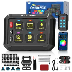 Mic-gsp-916 Mictuning P1y 6 Gang Switch Panel With App Remote Control Long Range 230ft