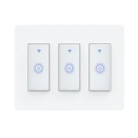 Mf-602-3gang Milfra Smart Switch 3 Gang Alexa Light Wifi Compati