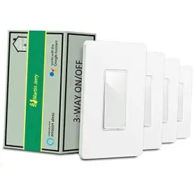 St01 Mj 3 Way Smart Switch By 4 Pack Compatible With Alexa Home Devices