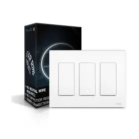 Zs-sr-us3p-wh-ms Moes Zigbee Smart Switch 3 Gang No Neutral Wire Required Intelige... Fast Ship