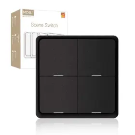 Zt-sy-eu4s-bk-c-ms Moes Wireless Smart Scene Switch Button Require Hub Zigbee Connection