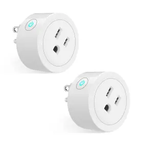 Moesgo Wp-yf-usd-2p Smart Wifi Power Dimmer Plug Brightness Adjust Timer Socket Tuya Sma