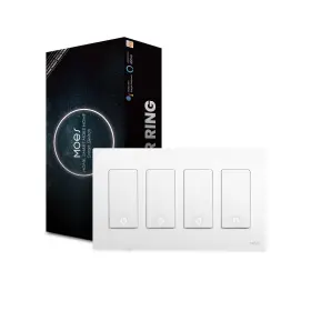 Xh-us4-mg Moesgo 2nd Generation Wifi Light Switch 3-way Wall 2.4ghz ... Fast Ship