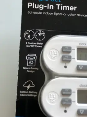 26745 Mytouchsmart Plug-in Timer Indoor Digital 2-pack B #3