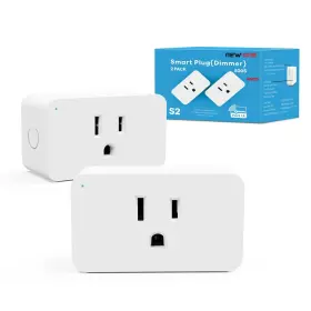 N4012-2 New One Zwave Outlet Dimmer 2 Pack 800 Series Z-wave Plug Z Wave Extender