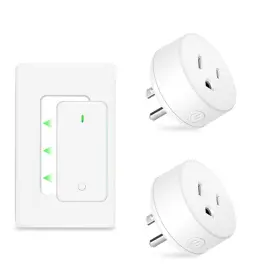 Nl-ama-ks-sw1-ak2-2r05-0802 Nineleaf Remote Control Outlet Plug Wireless Decor Switch 1 2 Outlets
