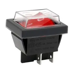 Rk1-01-hs-p Ningbo Master Soken Electrical Co.ltd Rocker Switch On-off Dpst 4 Terminals Red Light 16a 250vac With Waterproof