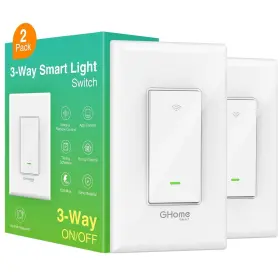 Sw6-2 Nobrand Smart Wifi Switch 3-way Alexa/google Timer Fcc 2-pack
