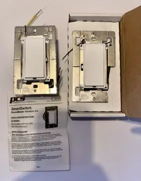S-1000-w Pcs Ss1l/s-1000-w Smartswitch Scenemaster Version 3.0 Lot Of 2