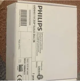 Uid8451 Philips Uid8451/10 Zgp Dimmer Decorator/rocker Smart Wall Switch White