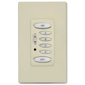 Kpld-6-a Powerline Control Systems Pcs Pulseworx Upb Dimmer Wall Switch 6 Button Almond