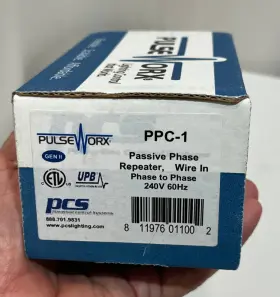 Ppc-1 Powerline Control Systems Pcs Pulseworx Gen-ii Upb Wired-in Passive Phase Repeater/coupler - New