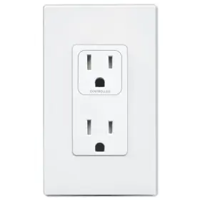 Ram-15-w Powerline Control Systems Pcs Simpleworx Split Duplex Wall Receptacle White