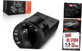 Aphs138 Premiumpartswhosale Headlight Switch Instrument Panel Headlamp Dimmer Compatible With Audi
